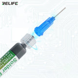 RELIFE RL-405 Bleifreies Lötpastennadelrohr mit niedriger Temperatur Lötmittel CPU-Chips USB-Ladegerät Reparaturflussmittel