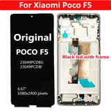 Replacement AMOLED Display Touch Screen for Xiaomi Poco F5 23049PCD8G 23049PCD8I Original