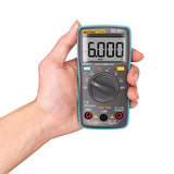ZT101 Digitalmultimeter Amperemeter Voltmeter DC AC Spannung Strom 6000 Zählt mit Hintergrundbeleuchtung Tester