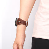 For Apple Watch Cuff Band Strap for iWatch Bracelet Wrist Leather Watchband