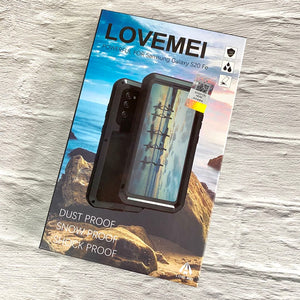 Para Samsung Galaxy S20 FE Lovemei Love Mei Estuche resistente militar negro