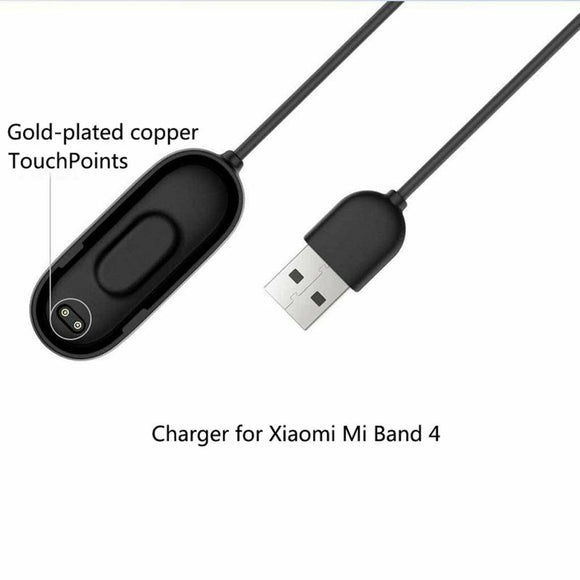 Cargador USB para Xiaomi Mi Band 4 pulsera inteligente pulsera base de carga
