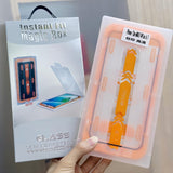 Instant Fit Magic Box Tempered Glass for iPhone Easy Applicator Screen Protector