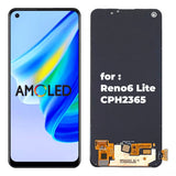 Replacement for Oppo Reno6 Lite CPH2365 AMOLED LCD Display Touch Screen Assembly Black