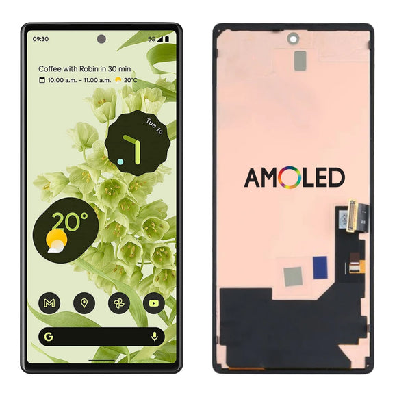 Replacement For Google Pixel 6 GB7N6 G9S9B16 G9S9B AMOLED Display Touch Screen Display With Frame Assembly