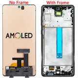 Ersatz für Samsung Galaxy A73 5G A736 A736B SM-A736 SM-A736B/DS AMOLED LCD-Bildschirm mit Rahmen