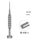 AMAOE 3D Screwdriver Aluminum Drill Handle S2 Alloy Head Tips Mobile Phone Repair Tools 7PCS/Set