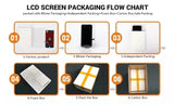 Reemplazo para OnePlus 8T 5G KB2001 KB2000 KB2003 Pantalla AMOLED montaje de pantalla táctil negro probado piezas de reparación OEM