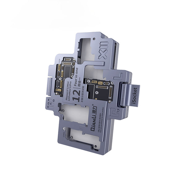 QIANLI iSocket 12 Series 4 In 1 for iPhone 12 PRO MAX MINI Layered Free Bonding Detection Repair Fixture