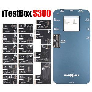 Herramienta de prueba de pantalla DL S300 iTest Box para iPhone 12 Pro MAX Mini 11Pro XS XR 8 7 6S Sensor de luz ambiental prueba táctil 3D de tono verdadero