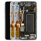 Ersatz für Samsung Galaxy S8 G950 G950F OEM LCD-Display Touchscreen Montage mit Rahmen Schwarz Silber Blau Rose AMOLED OEM