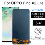 Replacement for Oppo Find X2 Lite CPH2005 LCD AMOLED Display Touch Screen Digitizer Assembly Original 5G Global Repair Parts