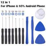 Hand Tool Kit Opening Screen Disassemble Screwdriver Set Repair Tools For iPhone For Andriod Mobile Phones