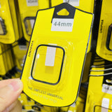 Funda de cobertura completa de vidrio templado para iWatch, carcasa para Apple Watch Series 1 ~ 7 S7, marco de parachoques de 41mm, 45mm, 38mm, 42mm, 40mm y 44mm