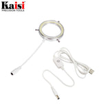 Kaisi Ultrathin 60 LED Adjustable Ring Light illuminator Lamp For STEREO ZOOM Microscope USB Plug K-D060
