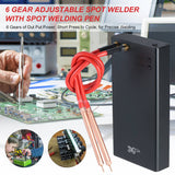Tragbare 6-Gang-Einstell-Mini-Punktschweißmaschine für 18650-Batterie DIY Lötwerkzeugsatz 3GOA