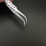 Tweezers Electronics Anti-static Curved Straight Tip Precision Stainless Forceps Mobile Phone Repair DIY Hand Tools Sets