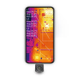 Cámara térmica infrarroja T2S Plus para teléfono móvil, herramienta de prueba de fallo de circuito PCB, termómetro, cámara térmica para iPhone y Android