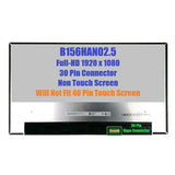 Laptop-LCD-Bildschirmanzeige B156HAN02.5 für Dell Latitude 5510 5511 FHD 1920 x 1080, geprüfte Ersatzteile der Klasse A