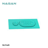 NA-PAD8 NA-PAD15 Silicone Pad Suction Mat for iPad Mobile Phone Watch LCD Separate Screen Heating Fixed Glass OCA Glue Cleaning Repair Mat