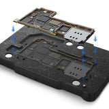 Qianli 4 in 1 Double-Side Middle Frame Reballing Platform For iPhone 13 Series Motherboard Fixture Repair Positioning Tools
