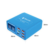 RELIFE RL-304P PD3.0 QC3.0 Smart 6 USB Ports Digital Display Fast Charger for Android for iPhone Tablet Multi-interface Tools