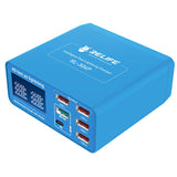 RELIFE RL-304P PD3.0 QC3.0 Smart 6 USB Ports Digital Display Fast Charger for Android for iPhone Tablet Multi-interface Tools
