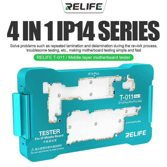 Ip14 Basic T-011 4 in 1 IP14 Series Middle Motherboard Tester for iPhone 14/14 ...