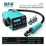 RF4 RF-H2 1000W Fast Desoldering Hot Air Gun Soldering Station Digital Display Intelligent BGA Rework Station To PCB Chip Repair