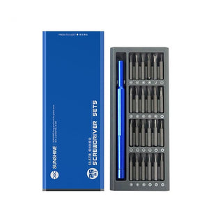 SUNSHINE SS-5118 25 In 1 Screwdriver Set Magnetic Screw Driver Kit Bits for Mobile Phone Computer Screwdrivers Disassembly Tool