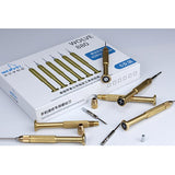 Wolve 6PCS Set Pure Copper 3D Screwdriver Foxconn Designated Screwdrivers For Mobile Phone Watch Disassembly Tool