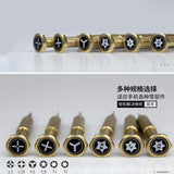 Wolve 6PCS Set Pure Copper 3D Screwdriver Foxconn Designated Screwdrivers For Mobile Phone Watch Disassembly Tool