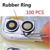 100 PCS Original Rubber Ring Near Dedicated to Big Hole Back Glass Repair Replacement