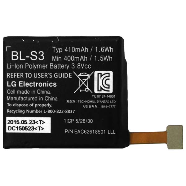 Replacement Battery BL-S3 For LG G Watch R W110 W150 410mAh OEM Origi