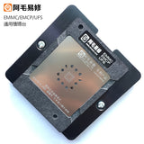 Amaoe BGA153 BGA169 BGA162 BGA254 BGA221 BGA186 Plantilla de Reballing para EMMC CPU IC Chip Red de soldadura de plantación de estaño 0,15 MM