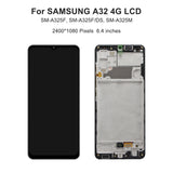 Reemplazo para Samsung Galaxy A32 4G A325 A325F pantalla LCD montaje de pantalla táctil con marco