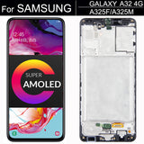 Reemplazo para Samsung Galaxy A32 4G A325 A325F pantalla LCD montaje de pantalla táctil con marco