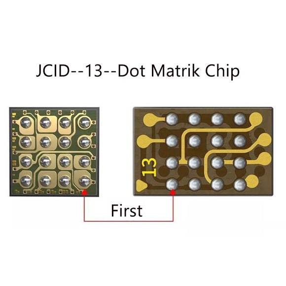 JC JCID Dot Matrix IC Chip for IPhone 13 Series Face ID Repair 2PC/SSet