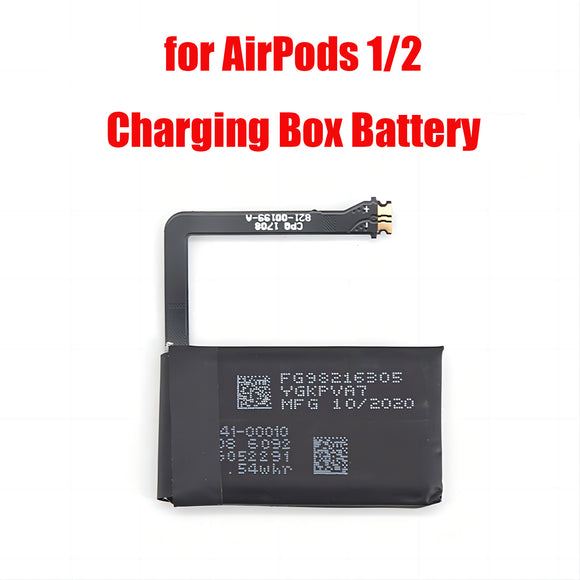 Replacement Battery for AirPods 1 2 Wireless Charging Box Case Battery A1596 020-00098