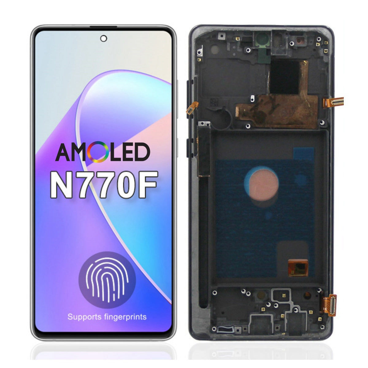 Showgood Écran LCD testé N770F pour Samsung Galaxy Note 10 Lite avec cadre AMOLED pour Galaxy Note10 Lite SM-N770F/DS (avec cadre noir Showgood Écran LCD testé N770F pour Samsung Galaxy Note 10 Lite avec cadre AMOLED pour Galaxy Note10 Lite SM-N770F/DS (avec cadre noir