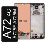 Ersatz-AMOLED-LCD-Display mit Touchscreen und Rahmen für Samsung Galaxy A72 A725 A726 4G/5G SM-A725F A725B A726B