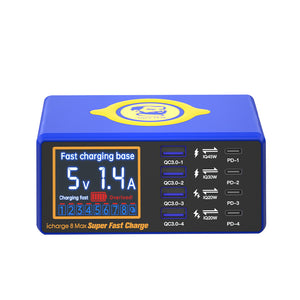 MECHANIC ICharge 8Max 8 Ports USB Wireless Charger Station