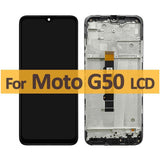 Replacement for Motorola Moto G50 XT2137 XT-2137 XT2137-1 LCD Display Touch Screen Assembly With Frame