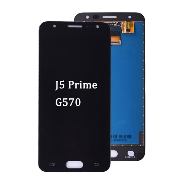 Reemplazo para Samsung Galaxy J5 Prime G570 On5 G570F pantalla LCD montaje de digitalizador con pantalla táctil negro blanco dorado