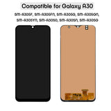 Replacement AMOLED Display Touch Screen With Frame for Samsung Galaxy A30 SM-A305 SM-A305F