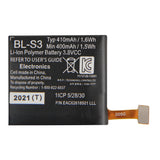 Ersatzakku BL-S3 für LG G Watch R W110 W150 410mAh OEM Original 