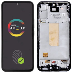 Pantalla táctil AMOLED de repuesto con montaje de marco para Samsung Galaxy A54 5G A546 A546B A546U A546E A546V