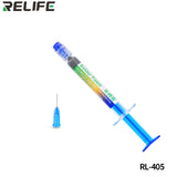 RELIFE RL-405 Bleifreies Lötpastennadelrohr mit niedriger Temperatur Lötmittel CPU-Chips USB-Ladegerät Reparaturflussmittel